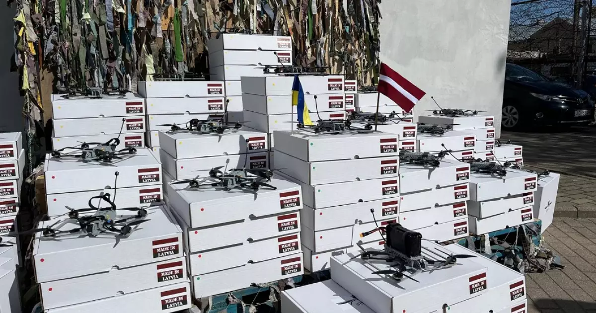 Латвія надіслала Україні 1500 нових ударних дронів