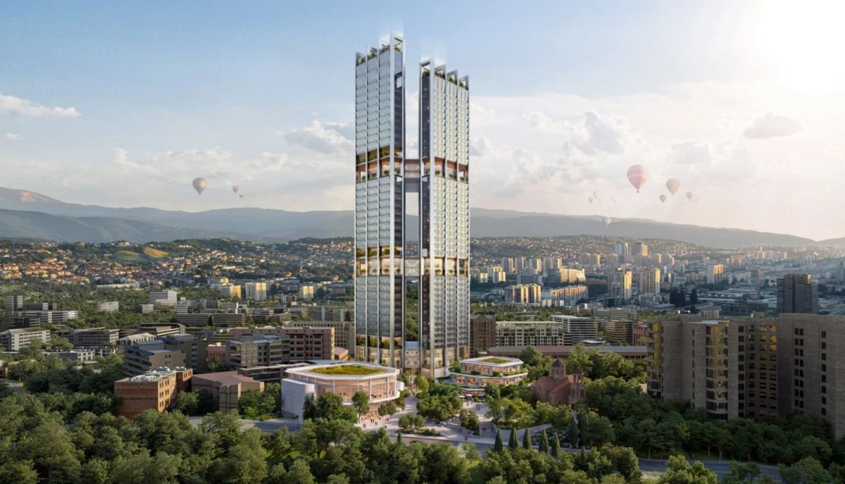 У Єревані зведуть хмарочоси з мостами-садами та видами на Арарат